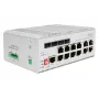 DIGITUS Gigabit Ethernet netwerk PoE-switch - 8 poorten industrieel, L2 managed, 4 SFP uplink