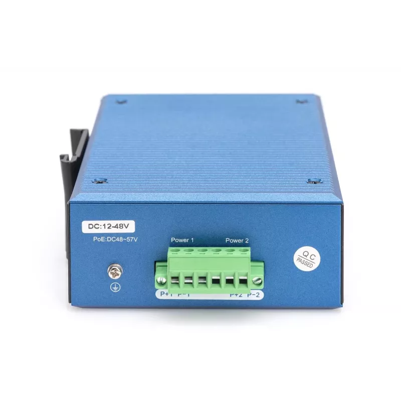 DIGITUS industriële 4+2-poorts L2 managed Gigabit Ethernet-switch 4xGE RJ45 + 2 SFP-poorten