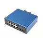 DIGITUS industriële 8+2-poorts L2 managed Gigabit Ethernet-switch 8x GE RJ45 + 2 SFP-poorten
