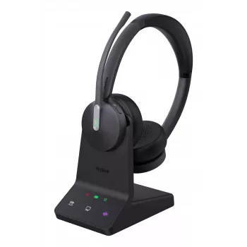 Yealink WH64 Dual UC headset, draadloos, 20 - 20000 Hz, kantoor/callcenter, 151 g, headset, zwart