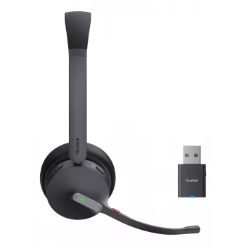Yealink WH64 Hybrid Dual UC headset draadloos hoofdband kantoor/callcenter micro-USB Bluetooth zwart