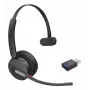 Yealink WH64 Hybrid Mono UC headset draadloos hoofdband kantoor/callcenter micro-USB Bluetooth zwart