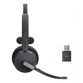 Yealink WH64 Hybrid Mono UC headset draadloos hoofdband kantoor/callcenter micro-USB Bluetooth zwart