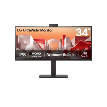 LG 34BA85QE-B computermonitor 86,4 cm (34 inch) 3440 x 1440 pixels Wide Quad HD LCD zwart