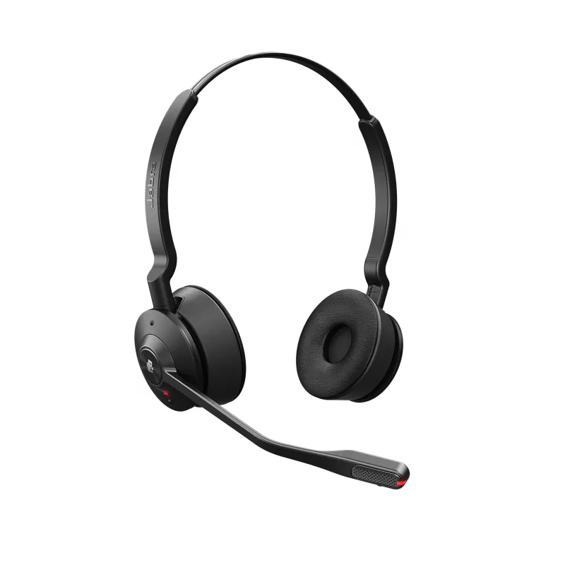 Jabra Engage 55 Stereo draadloze DECT-headset, on-ear, USB-A, geoptimaliseerd voor Microsoft Teams, zwart/titanium