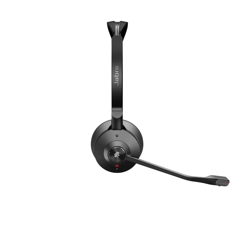 Jabra Engage 55 Stereo draadloze DECT-headset, on-ear, USB-A, geoptimaliseerd voor Microsoft Teams, zwart/titanium