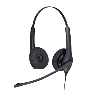 Jabra BIZ 1500 duo USB, bedraad, 20 - 6800 Hz, kantoor/callcenter, 116 g, headset, zwart