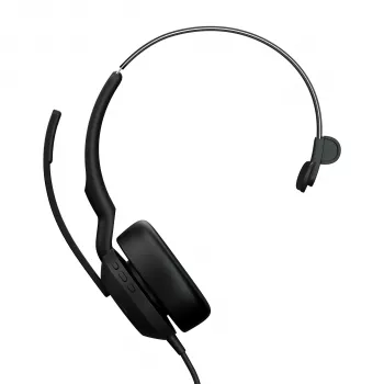Jabra Evolve2 50 - USB-A MS Mono, bedraad, 20 - 20000 Hz, kantoor/callcenter, 127 g, headset, zwart