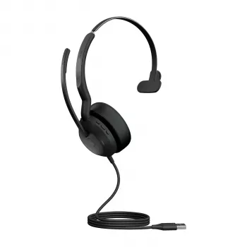 Jabra Evolve2 50 - USB-A MS Mono, bedraad, 20 - 20000 Hz, kantoor/callcenter, 127 g, headset, zwart