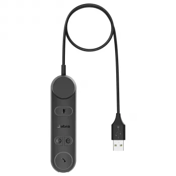 Jabra Engage 50 II Link - USB-A UC, regeladapter, zwart