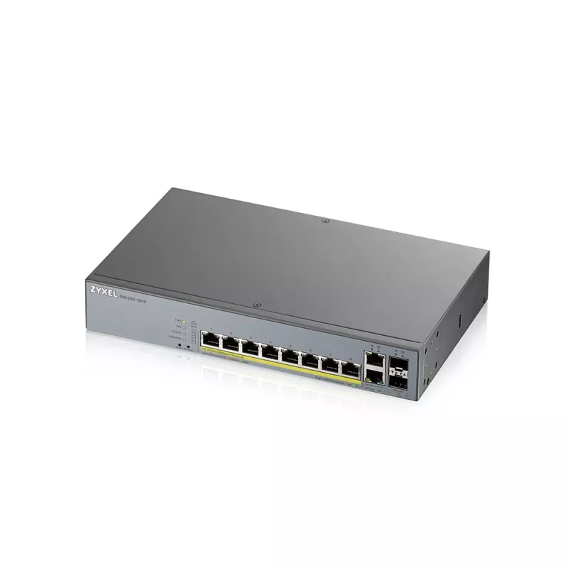 Zyxel GS1350-12HP-EU0101F netwerkswitch managed L2 Gigabit Ethernet (10/100/1000) Power over Ethernet (PoE) grijs