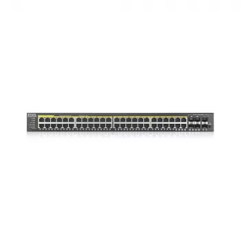 Zyxel GS2220-50HP-EU0101F netwerkswitch managed L2 Gigabit Ethernet (10/100/1000) Power over Ethernet (PoE) zwart