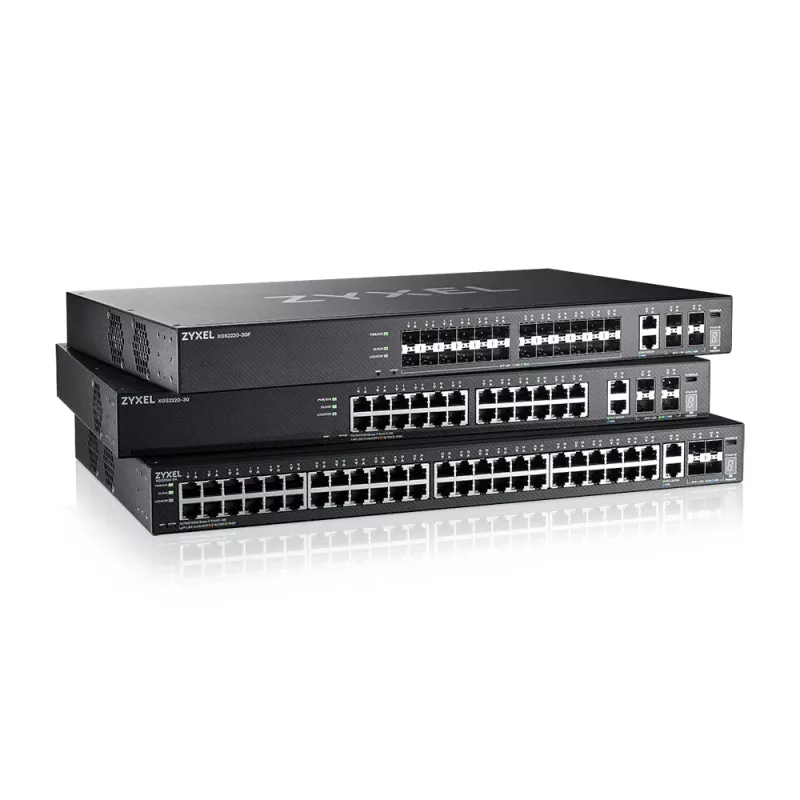 Managed switch Zyxel XGS2220-30F L3 24 SFP 4 SFP+ 168 Gbit/s