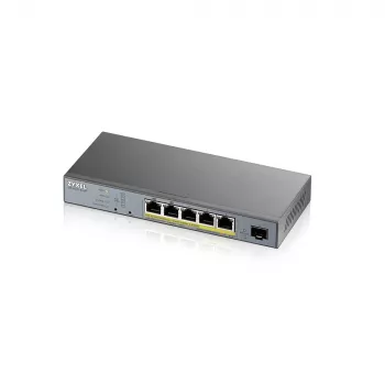 Zyxel GS1350-6HP-EU0101F netwerkswitch managed L2 Gigabit Ethernet (10/100/1000) Power over Ethernet (PoE) grijs
