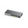 Zyxel GS1350-6HP-EU0101F netwerkswitch managed L2 Gigabit Ethernet (10/100/1000) Power over Ethernet (PoE) grijs