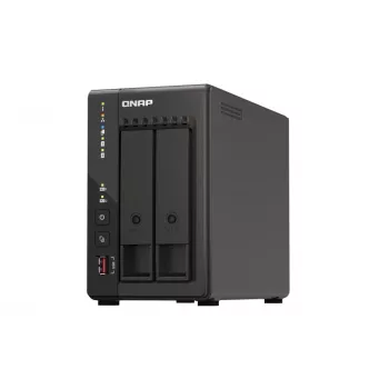 QNAP TS-253E NAS tower Intel® Celeron® J6412 8 GB 0 TB QNAP QTS zwart
