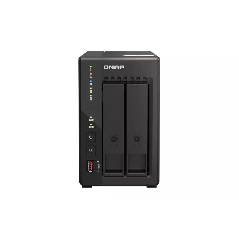QNAP TS-253E NAS tower Intel® Celeron® J6412 8 GB 0 TB QNAP QTS zwart