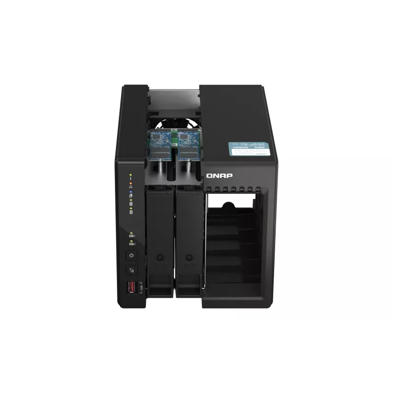 QNAP TS-253E NAS tower Intel® Celeron® J6412 8 GB 0 TB QNAP QTS zwart