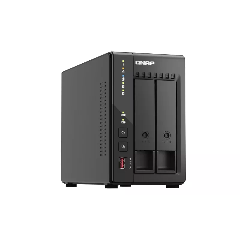 QNAP TS-253E NAS tower Intel® Celeron® J6412 8 GB 0 TB QNAP QTS zwart