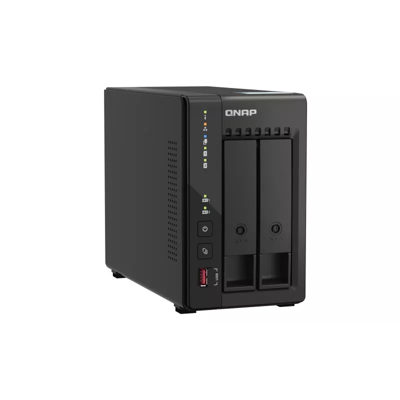 QNAP TS-253E NAS tower Intel® Celeron® J6412 8 GB 0 TB QNAP QTS zwart
