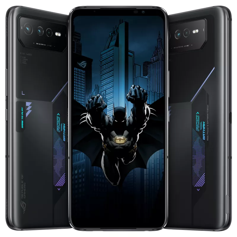 ASUS ROG Phone 6D Batman Edition, 12 GB/256 GB, 6,78 inch, Night Black