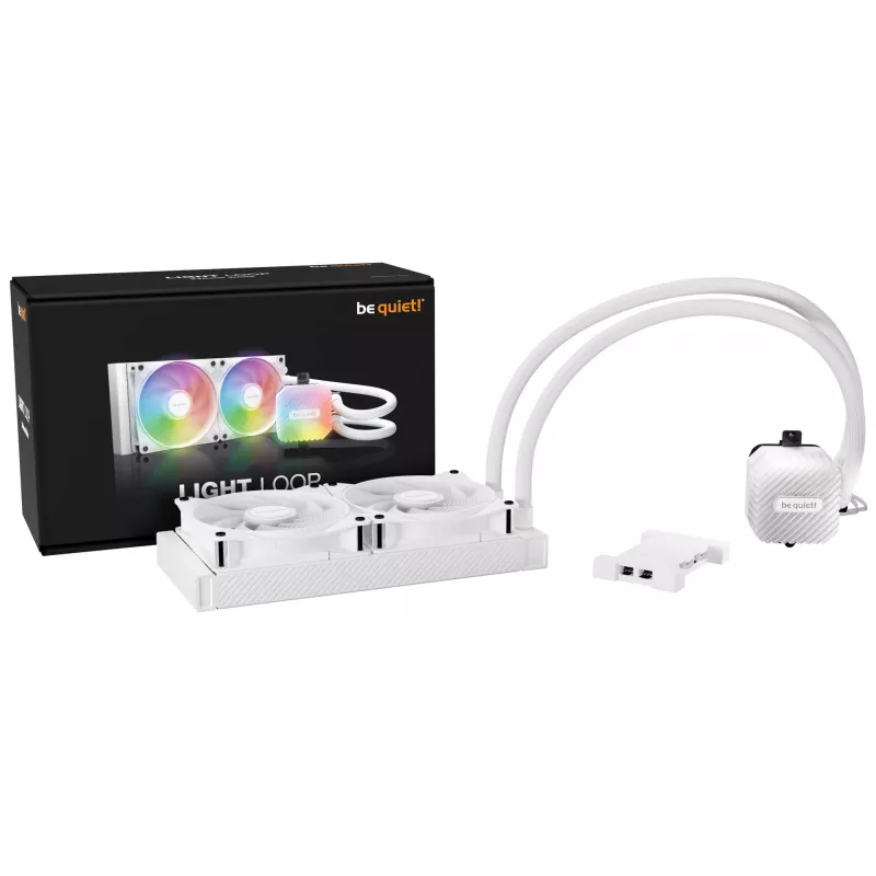 be quiet! LIGHT LOOP 240mm White processor all-in-one vloeistofkoeler 12 cm 1 stk.