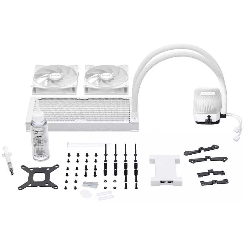 be quiet! LIGHT LOOP 240mm White processor all-in-one vloeistofkoeler 12 cm 1 stk.