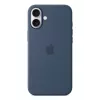 Apple Silicone Case met MagSafe iPhone 16 Plus denim