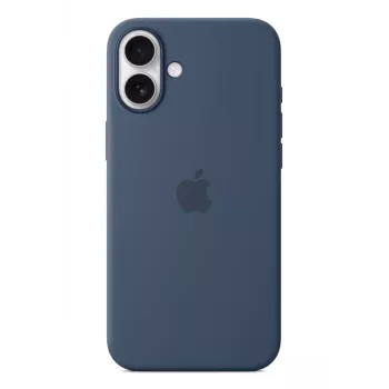 APPLE Apple Silicone Case met MagSafe iPhone 16 Plus denim