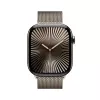 APPLE Watch Series 10 GPS + Cellular 46mm Natural Titanium behuizing met Natural Milanese Loop - S/M