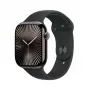 APPLE Watch Series 10 GPS + Cellular 46mm Slate Titanium behuizing met zwarte Sport Band - M/L