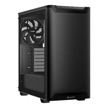 PC-behuizing be quiet! PURE BASE 501 Airflow Window midi tower — ATX, gehard glas, 3x140/240 mm ondersteuning, 2x3,5 inch + 5x2,5 inch, USB-A x2, USB-C x1