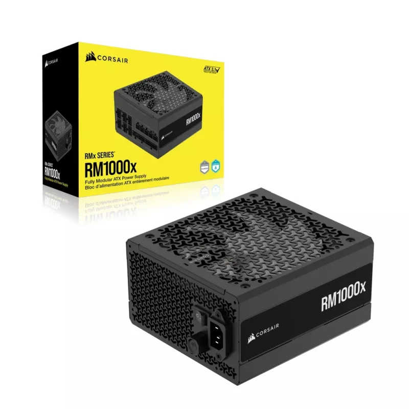 CORSAIR voeding - 1000W RMx Series RM1000x 24-pin ATX zwart