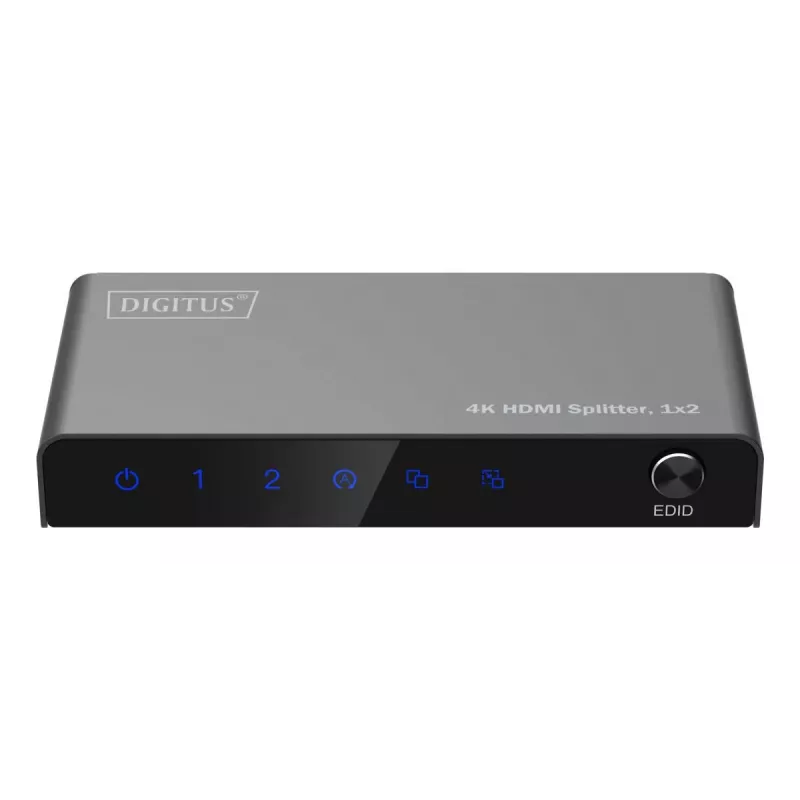 DIGITUS 1x2 HDMI-splitter 4K/60Hz HDCP 2.2 EDID Control