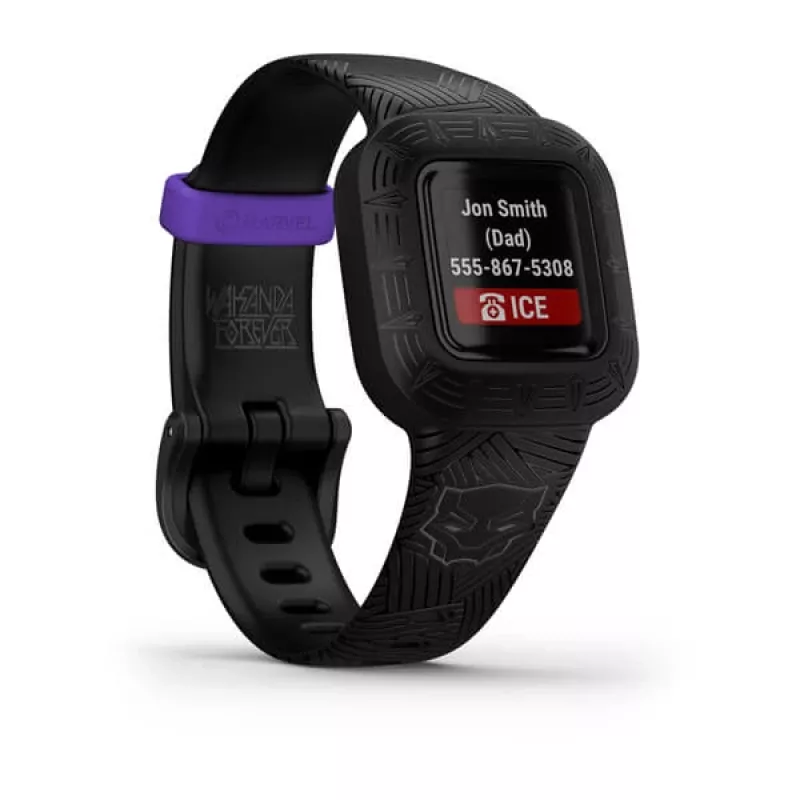 GARMIN INTERNATIONAL vívofit jr. 3 kinder-fitness-tracker – Marvel zwart Panther