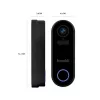 Smart Doorbell Hombli Pack zwart wit IP65 draadloos 1080p