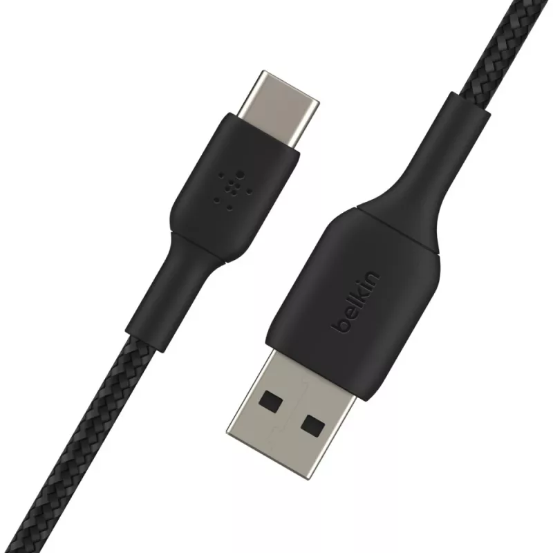 Belkin CAB002BT1MBK USB-kabel 1 m USB-A naar USB-C zwart