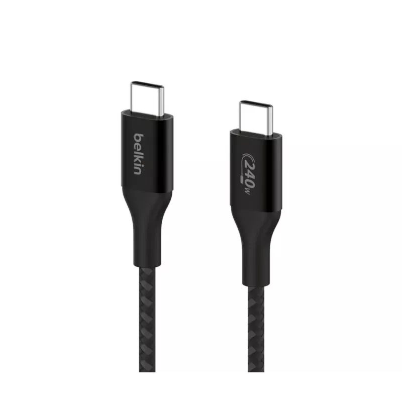 BELKIN USB-kabel - BoostCharge - USB-C naar USB-C kabel 240 W - 1 m - zwart
