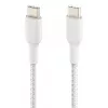 USB-kabel Belkin CAB004BT1MWH2PK USB 2.0 1 m USB-C wit
