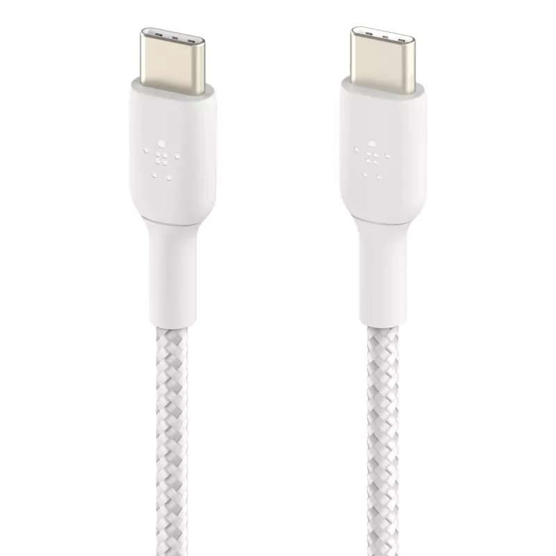 USB-kabel Belkin CAB004BT1MWH2PK USB 2.0 1 m USB-C wit