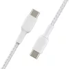 USB-kabel Belkin CAB004BT1MWH2PK USB 2.0 1 m USB-C wit
