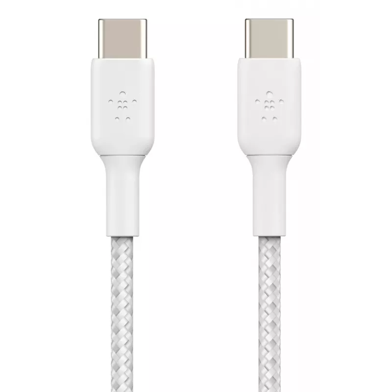 USB-kabel Belkin CAB004BT1MWH2PK USB 2.0 1 m USB-C wit