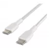 USB-kabel Belkin CAB004BT1MWH2PK USB 2.0 1 m USB-C wit