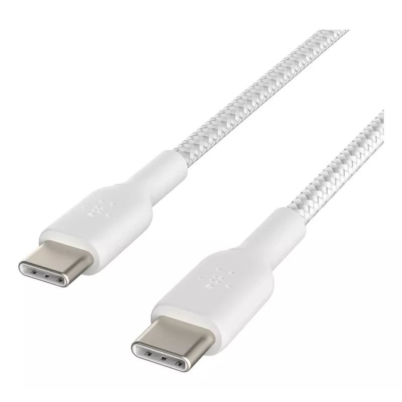 USB-kabel Belkin CAB004BT1MWH2PK USB 2.0 1 m USB-C wit