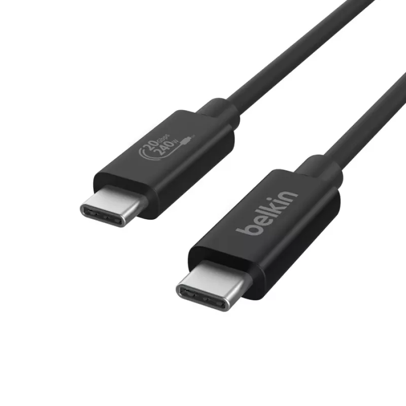 USB-kabel Belkin INZ004BT2MBK USB4 Gen 2x2 2 m USB-C zwart