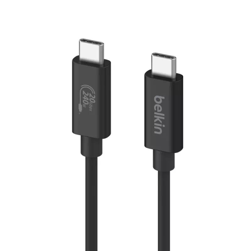 USB-kabel Belkin INZ004BT2MBK USB4 Gen 2x2 2 m USB-C zwart