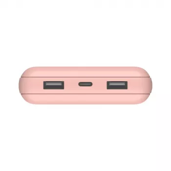 BELKIN powerbank 20k USB-A en USB-C 15 W roze