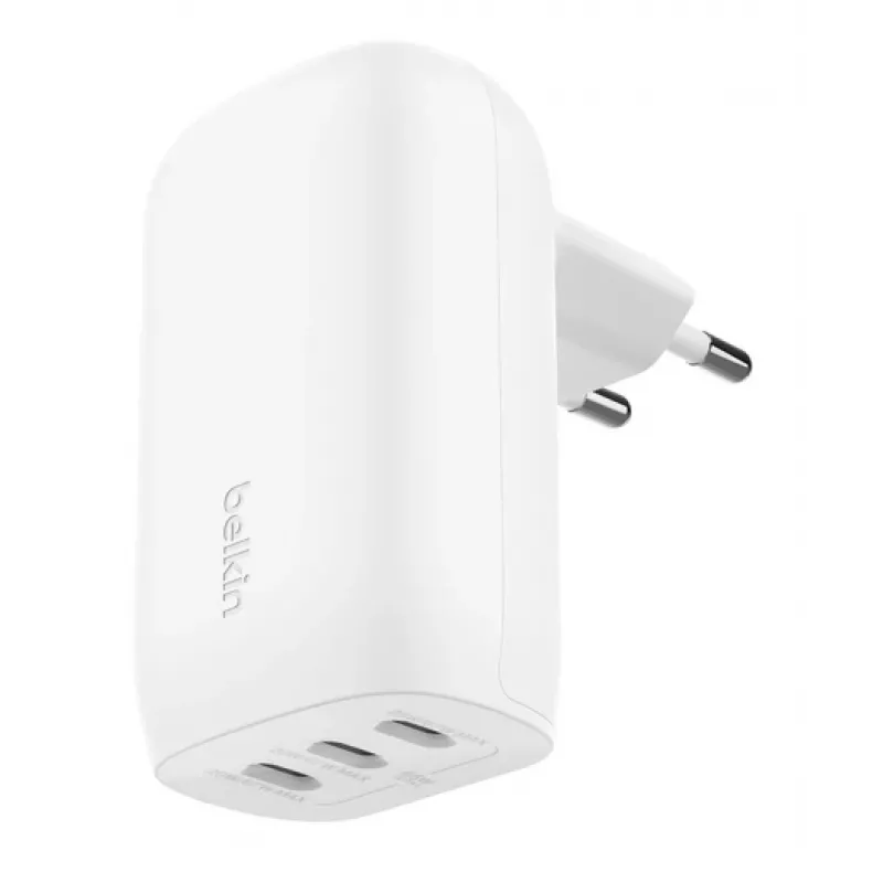 BELKIN Wandlader - Boostcharge - USB-C 3-poorts lader - Met PPS 67W - Wit