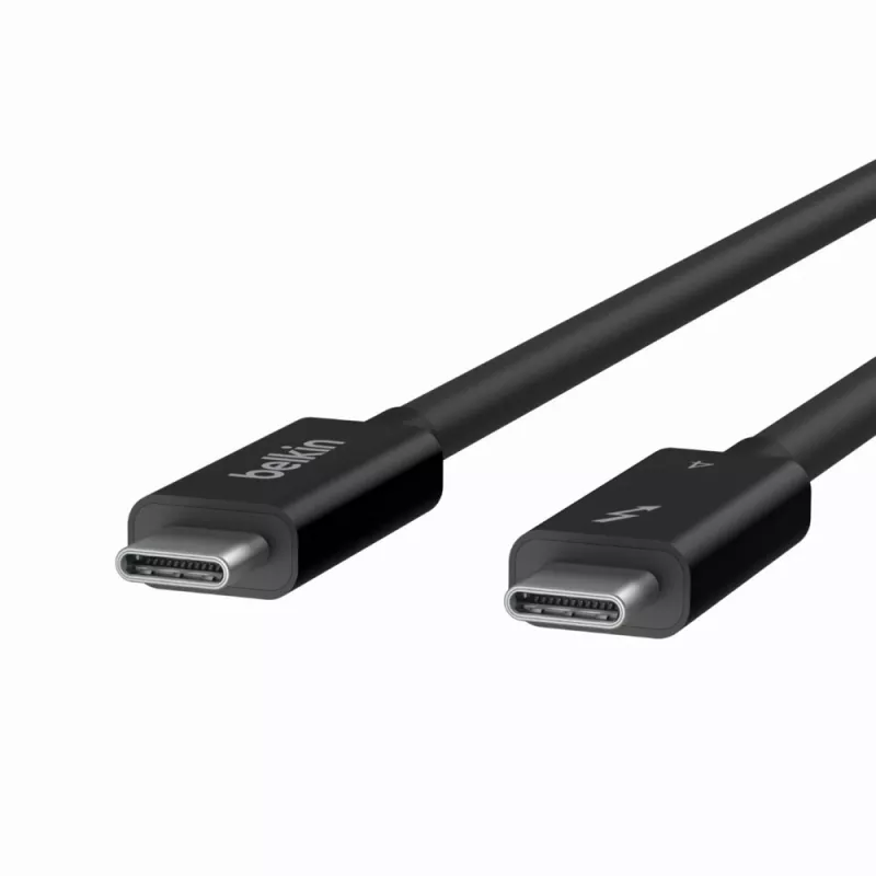 BELKIN Thunderbolt 4-kabel USB-C Zwart USB-C 40 Gbit/s 100W Actief 2m