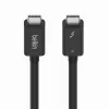 BELKIN Thunderbolt 4-kabel USB-C Zwart USB-C 40 Gbit/s 100W Actief 2m